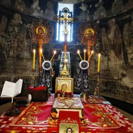 Литургија пређеосвећених дарова у манастиру Ђурђеви Ступови