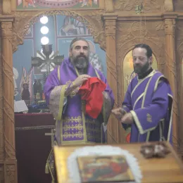 Епископ Методије у Саборном храму у Мојковцу