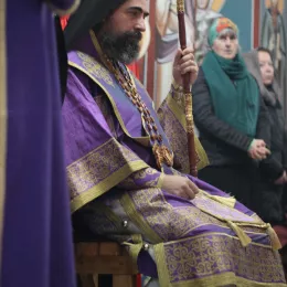 Епископ Методије у Саборном храму у Мојковцу