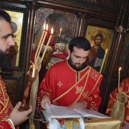 Архијерејска литургија у Острогу