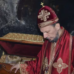 Архијерејска литургија у Острогу