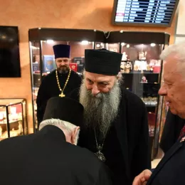 Патријарх српски Порфирије допутовао у Москву