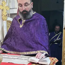 Литургија пређеосвећених дарова у храму у Кочанима