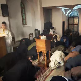 Литургија пређеосвећених дарова у храму у Кочанима