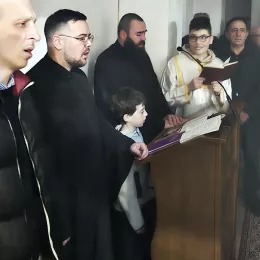 Литургија пређеосвећених дарова у храму у Кочанима
