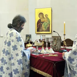 Литургија у никшићком Саборном храму пред Часни пост