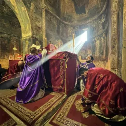 Литургија претходно освештаних дарова у храму Светог Николе у Никољцу