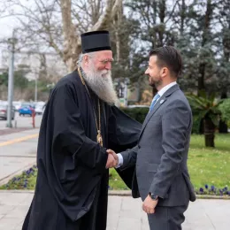 Предсједник Милатовић и Митрополит Јоаникије