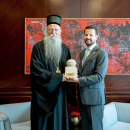 Предсједник Милатовић и Митрополит Јоаникије