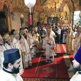 Саборна архијерејска Литургија у Пећкој Патријаршији