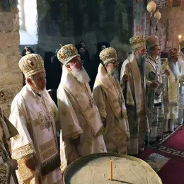 Саборна архијерејска Литургија у Пећкој Патријаршији