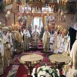 Саборна архијерејска Литургија у Пећкој Патријаршији