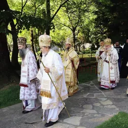 Саборна архијерејска Литургија у Пећкој Патријаршији