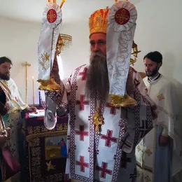 Литургија у манастиру Вазнесења Господњег у Драговољићима