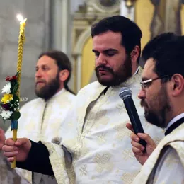 Васкршња поноћна Литургија у никшићком Саборном храму