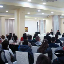 Протојереј-ставрофор Момчило Кривокапић одржао предавање у Никшићу