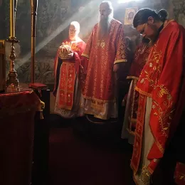 Велики четвртак у манастиру Ђурђеви Ступови