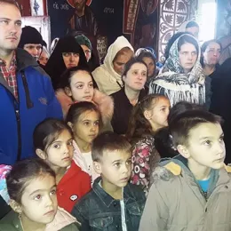 Литургијско сабрање у храму Светог Јована Крститеља у Стрешевини