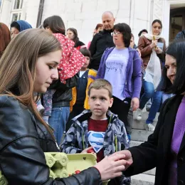 Васкрсење Господње прослављено литургијски у Саборном храму у Никшићу