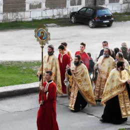 Врбица прослављена у Саборном храму у Никшићу