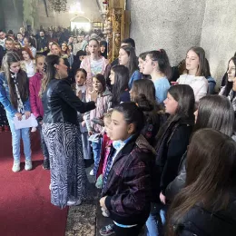 Света Архијерејска Литургија на Васкрсни понедјељак у Ђурђевим Ступовима