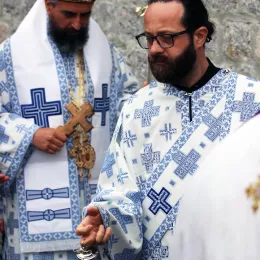 Епископ Методије на Благовијести у Пољима код Мојковца