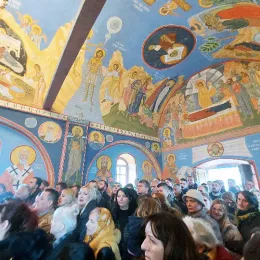 Епископ Методије на Благовијести у Пољима код Мојковца