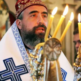 Епископ Методије на Благовијести у Пољима код Мојковца