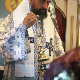 Епископ Методије на Благовијести у Пољима код Мојковца