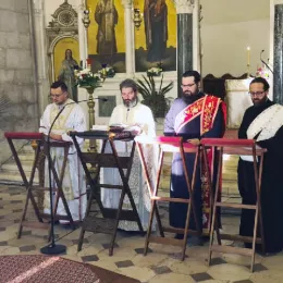 Пасхална вечерња служба у никшићком Саборном храму