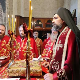 Епископ Методије у манастиру Ђурђеви Ступови