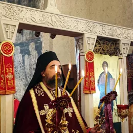 Епископ Методије у манастиру Ђурђеви Ступови