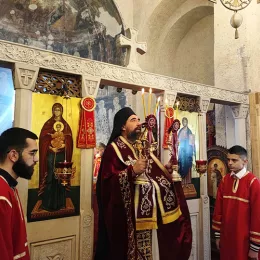 Епископ Методије у манастиру Ђурђеви Ступови