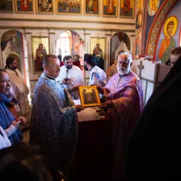 Епископ Методије на Благовијести богослужио у Пољима код Мојковца