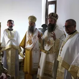 Патријарх Порфирије у Рипњу крстио више десетина младих светосаваца