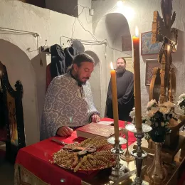 Празнично бденије у манастиру Ћелије