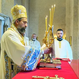Архијерејска Литургија у манастиру Ђурђеви Ступови