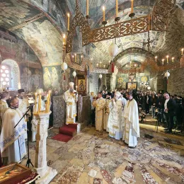 Патријарх Порфирије у Пећкој Патријаршији