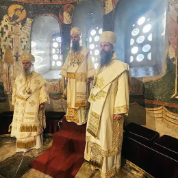 Патријарх Порфирије у Пећкој Патријаршији