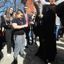 Патријарх Порфирије у Пећкој Патријаршији