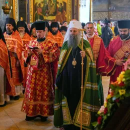 Патријарси Кирил и Порфирије служили свету Литургију у Тројице-Сергијевој лаври