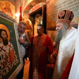 Патријарси Кирил и Порфирије служили свету Литургију у Тројице-Сергијевој лаври