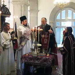 Свечано бденије у никшићком Саборном храму