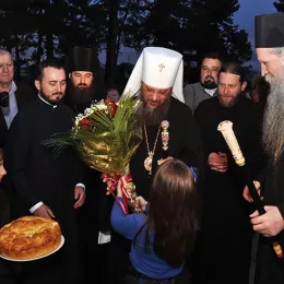 Доксологија митр. Антонију у Саборном храму у Никшићу