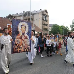 Свечана Литија прошла кроз Никшић