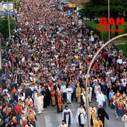 Свечана Литија прошла кроз Никшић