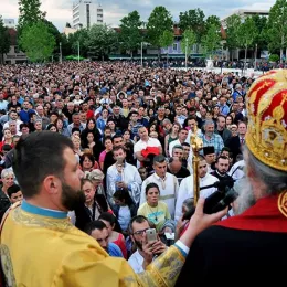 Свечана Литија прошла кроз Никшић