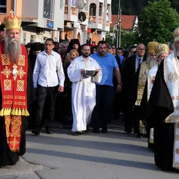 Свечана Литија прошла кроз Никшић