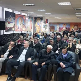 Изложба „Нове косовско-метохијске фреске“ Славка Потпаре отворена у Никшићу