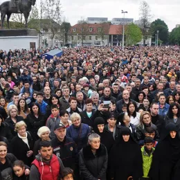 Никшић – Свенародна литија у част и славу Светог Василија Острошког